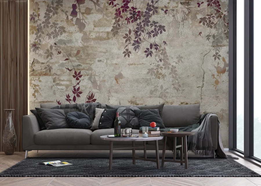 Vliesová fototapeta na zed' Grunge Botanické Pozadí | 375 x 270 cm | FT5P 352147 - Obrázek 4