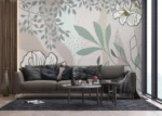 Vliesová fototapeta na zed' Vektorové Květiny | 375 x 270 cm | FT5P 352161 - Obrázek 5