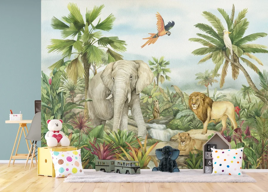 Dětská vliesová fototapeta na zed' Džungle | 375 x 270 cm | FT5P 352177 - Image 4