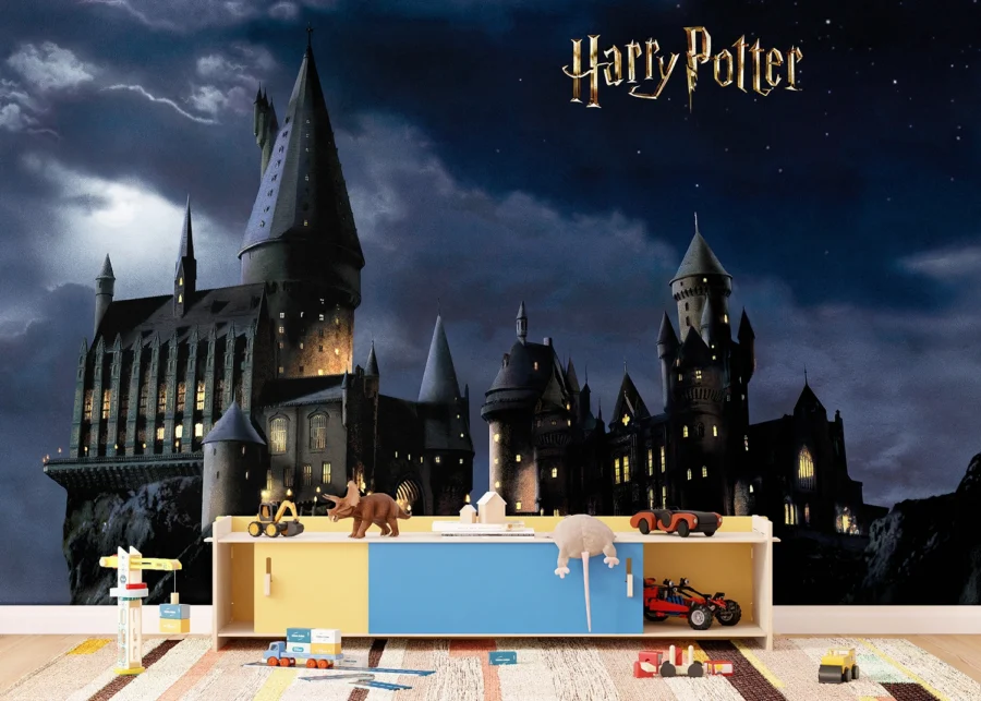 Dětská vliesová fototapeta na zed' Harry Potter Bradavice | 375 x 270 cm | FT5P 352183 - Image 4