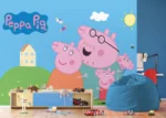 Dětská vliesová fototapeta na zed' Prasátko Peppa s Rodinou | 375 x 270 cm | FT5P 352201 - Image 4