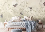 Vliesová fototapeta na zed' Pasteloví Ptáci | 375 x 270 cm | FT5P 352233 - Obrázek 3
