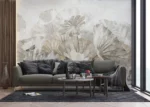 Vliesová fototapeta na zed' Bílé Lotosové Listy | 375 x 270 cm | FT5P 352237 - Obrázek 4