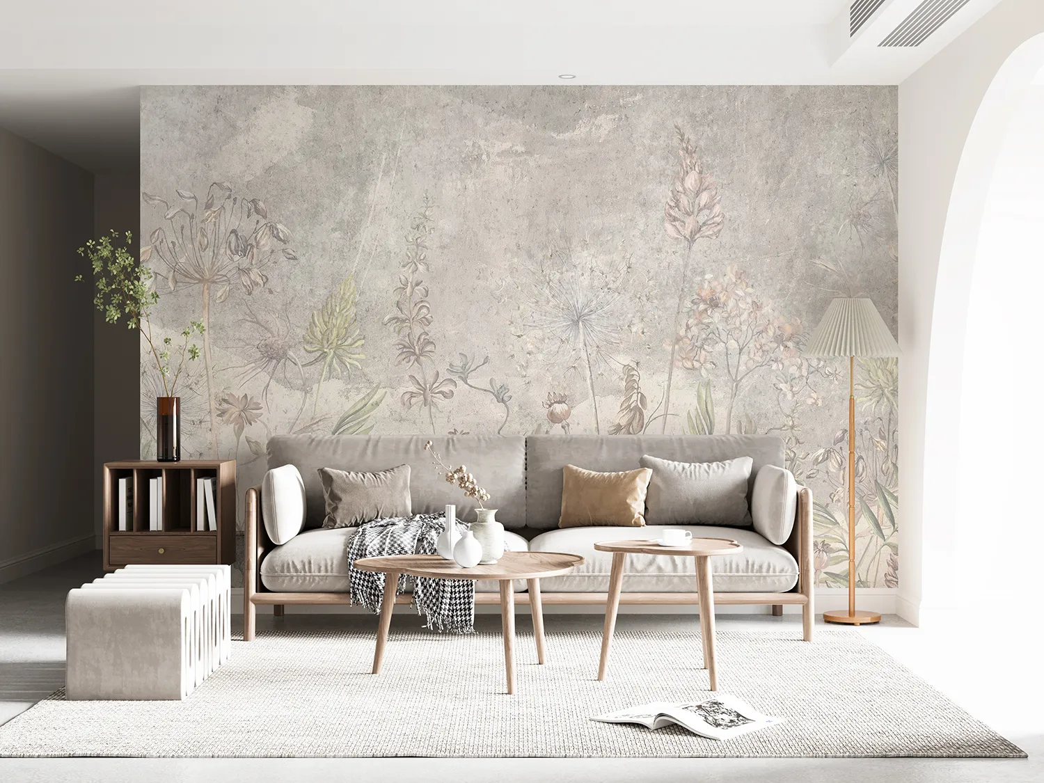 Vliesová fototapeta na zed' Vintage Zahradní Květy | 375 x 270 cm | FT5P 352265