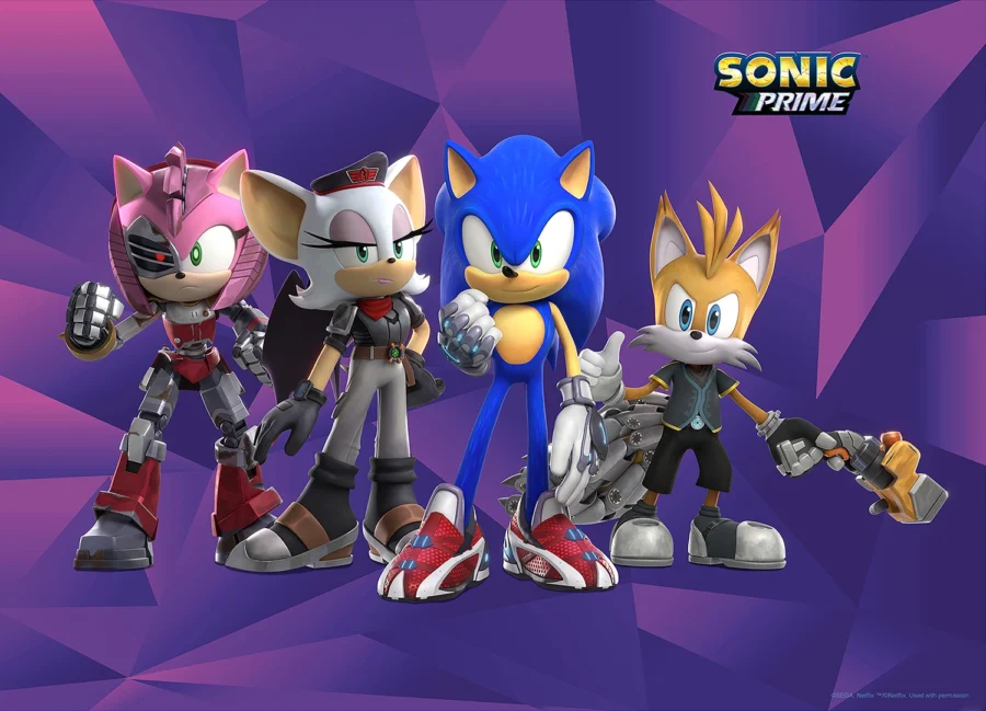 Dětská vliesová fototapeta na zed' Sonic | 155 x 110 cm | FTDNM 7913 - Obrázek 2