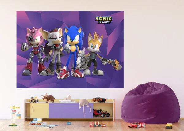 Dětská vliesová fototapeta na zed' Sonic | 252 x 182 cm | FTDXL 1969