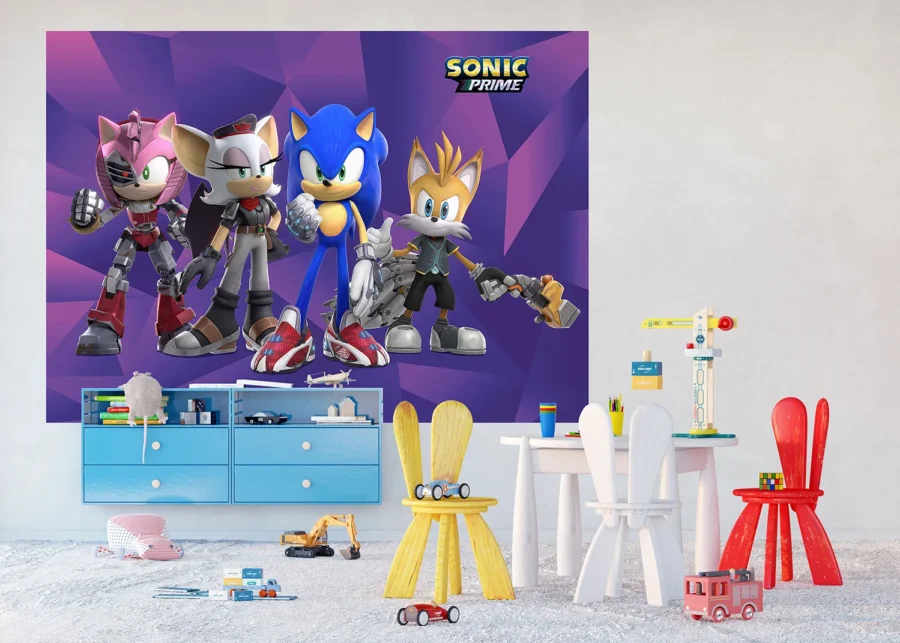 Dětská vliesová fototapeta na zed' Sonic | 252 x 182 cm | FTDXL 1969 - Image 3
