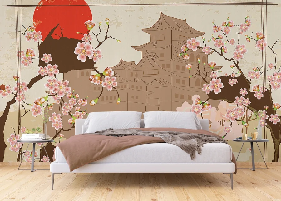 Vliesová fototapeta na zed' Chrám Cycházejícího Slunce | 375 x 270 cm | FTNXXL 1237 - Image 6