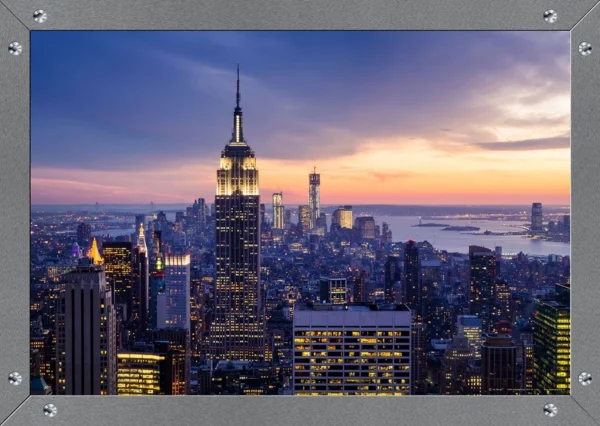 Vliesová fototapeta na zed' Empire State Building v Rámu | 155 x 110 cm | FTNM 2644