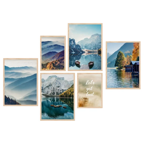 Sada oboustranných plakátů Podzimní Les, 4 x A3, 2 x A4, P6 351301