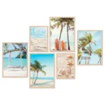 Sada oboustranných plakátů Pláž, 4 x A3, 2 x A4, P6 351371 - Obrázek 4