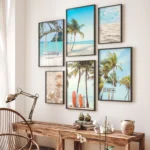 Sada oboustranných plakátů Pláž, 4 x A3, 2 x A4, P6 351371 - Obrázek 5