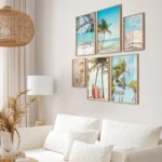 Sada oboustranných plakátů Pláž, 4 x A3, 2 x A4, P6 351371 - Obrázek 6