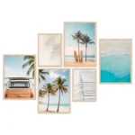 Sada oboustranných plakátů Pláž, 4 x A3, 2 x A4, P6 351371