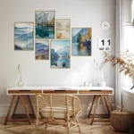 Sada oboustranných plakátů Podzimní Les, 4 x A3, 2 x A4, P6 351301 - Obrázek 2