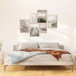 Sada oboustranných plakátů Béžová Pampová Tráva, 4 x A3, 2 x A4, P6 351329 - Obrázek 6