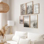 Sada oboustranných plakátů Béžová Pampová Tráva, 4 x A3, 2 x A4, P6 351329 - Obrázek 7