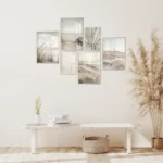 Sada oboustranných plakátů Béžová Pampová Tráva, 4 x A3, 2 x A4, P6 351329 - Obrázek 3