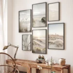 Sada oboustranných plakátů Béžová Pampová Tráva, 4 x A3, 2 x A4, P6 351329 - Obrázek 4