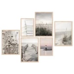 Sada oboustranných plakátů Béžová Pampová Tráva, 4 x A3, 2 x A4, P6 351329 - Obrázek 5