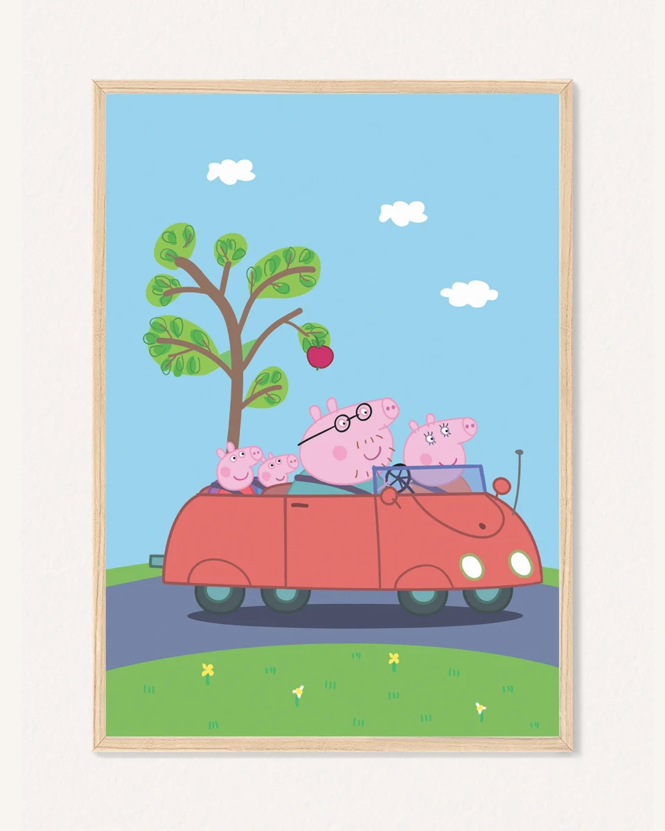 Oboustranný plakát Prasátko Peppa, 30 x 42 cm, P 351389