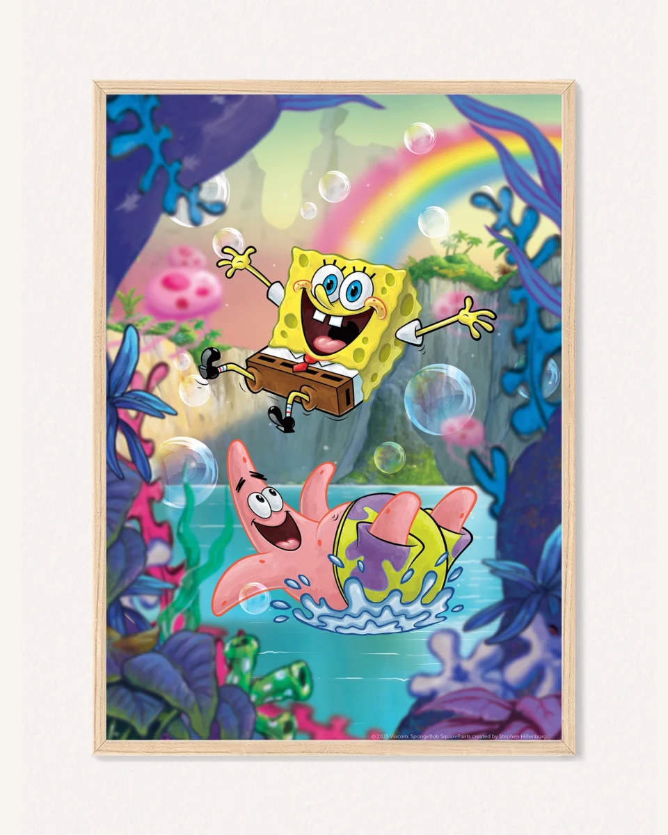 Oboustranný plakát Sponge Bob, 30 x 42 cm, P 351505